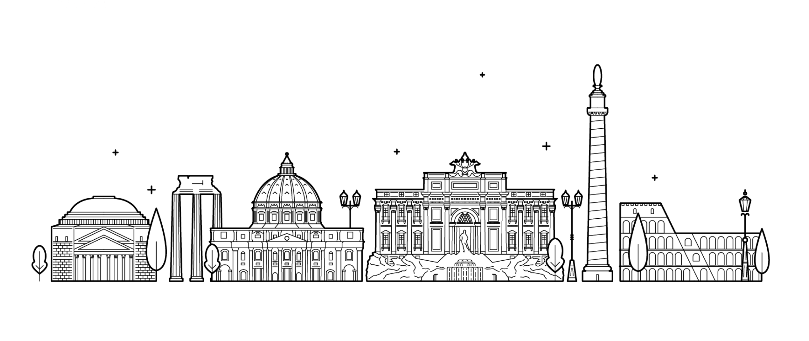 Rome skyline